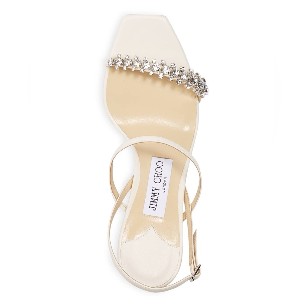 Jimmy Choo Meira Embellished High Heel Slide Sandals Size 36 NEW - Picture 5 of 16